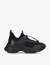 Kg Kurt Geiger Leighton Toggle Tied-laces Textile Trainers In Black/comb