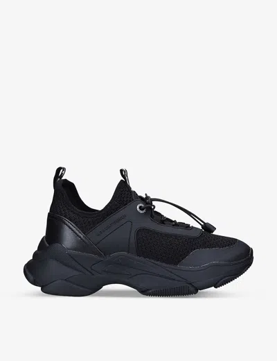 Kg Kurt Geiger Leighton Toggle Tied-laces Textile Trainers In Black/comb