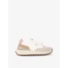 Kg Kurt Geiger Louisa Logo-hardware Faux-leather Low-top Trainers In White/comb