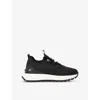 Kg Kurt Geiger Womens  Louisa Low-top Knit Trainers In Black