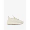 Kg Kurt Geiger Womens  Louisa Low-top Knit Trainers In Bone