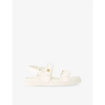 Kg Kurt Geiger Womens  Rory Faux-leather Flat Sandals