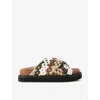 Kg Kurt Geiger Womens  Rosella Braided Faux-leather Platform Sandals In Mult/other