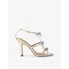 Kg Kurt Geiger Womens  Scarlet Heeled Woven Sandals