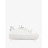 Kg Kurt Geiger Womens  Kingly Quilted Faux-leather Low-top Trainers In White