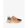 Kg Kurt Geiger Womens Laya Mesh And Woven Low-top Trainers Mult/other Eur 40 / 7 Uk