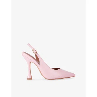 Kg Kurt Geiger Womens Aria Faux-leather Slingback Courts Pink Eur 38/5 Uk