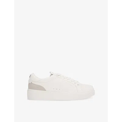 Kg Kurt Geiger Womens  Lovie Tennis-style Low-top Faux Leather Trainers In White