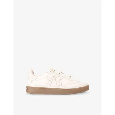 Kg Kurt Geiger Womens White/comb Leena Leather Trainers Eur 38/5 Uk