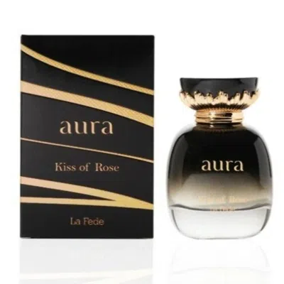 Khadlaj 2pcs Combo  La Fede Aura Kiss Of Rose Eau De Parfum  Women's Perfume 3.4 oz In Multi