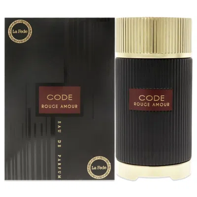 Khadlaj 3.4 oz Code Rouge Amour Edp Spray For Unisex In Multi