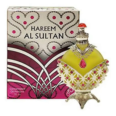 Khadlaj Unisex Hareem Al Sultan Silver Perfume Oil 1.18 oz Fragrances 6291107973456 In Black / Silver / Tan