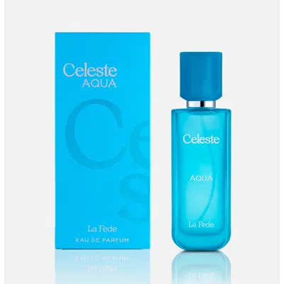 Khadlaj Unisex La Fede Celeste Aqua Edp Spray 3.4 oz Fragrances 6291107979038 In Transparent