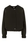 Khaite 100% Wool Jacket In Brown