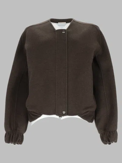 Khaite 100% Wool Sports Jacket For Women In Multicolour