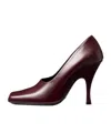 Khaite 100mm Eva Pumps In Burgundy