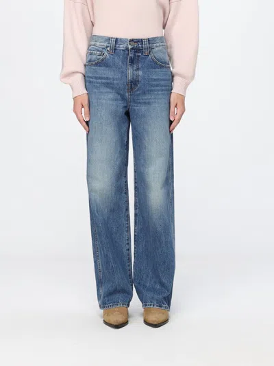 Khaite Jeans Woman Color Denim In Blue
