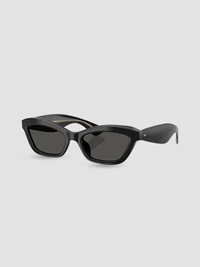 Khaite 1997c 55mm Cat Eye Sunglasses In Black