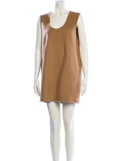 Pre-owned Khaite 2025 Mini Dress W/ Tags In Neutral