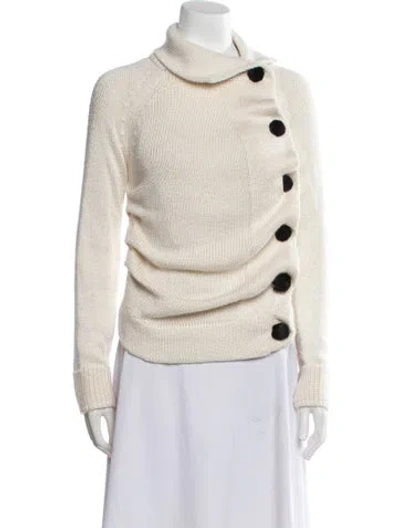 Pre-owned Khaite 2025 Silk Sweater In Neutral