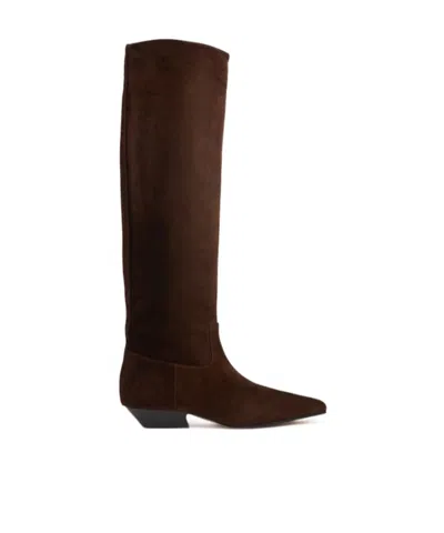 Khaite 25mm Marfa Suede Tall Boots