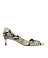 Khaite Jett Snake-effect Leather Pumps In Multi