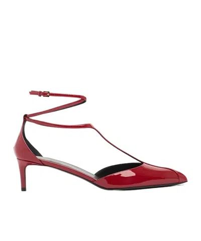 Khaite 45mm Mia Pumps In Red