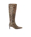 Khaite 55mm Ona Animal-print Boots In Animal Print