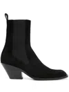 Khaite Woman Ankle Boots Black Size 6 Leather In Black