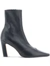 Khaite Nevada Ankle Boots In Black