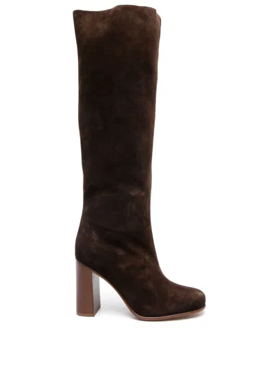 Khaite Willow Stiefel 90mm In Braun