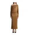 Khaite A Shoulder-length Dress In Brown