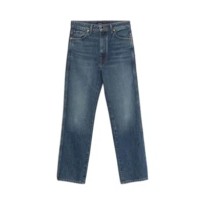 Pre-owned Khaite Abigail Jean 'archer' | Blue | Women's Size 31