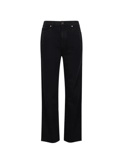 Khaite Abigail Jeans In Black
