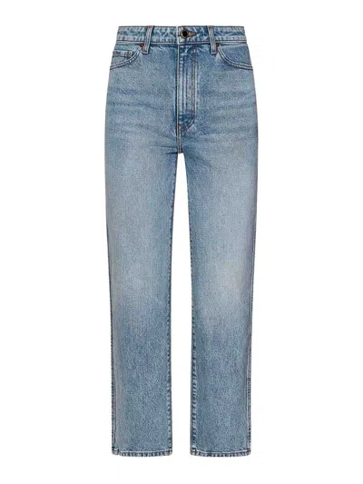 Khaite Abigail Jeans In Blue