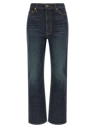 Khaite 'abigail' Jeans In Blue