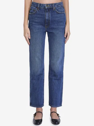 Khaite Abigail Jeans In Blue