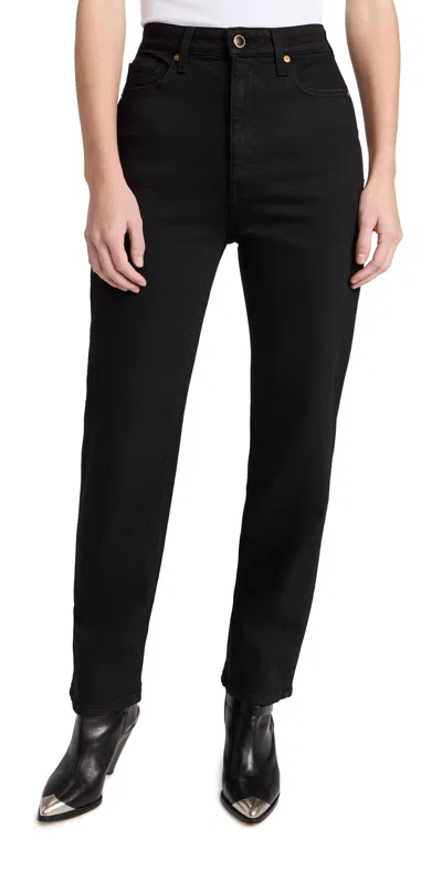 Khaite Abigail Jeans Wilcox Stretch In Black