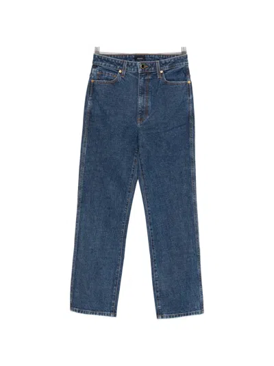 Khaite Abigail Seam Jeans In Blue