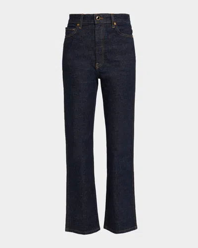 Khaite Abigail Straight-leg Ankle Jeans