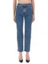 Khaite Abigail High-rise Straight Jeans In Blue