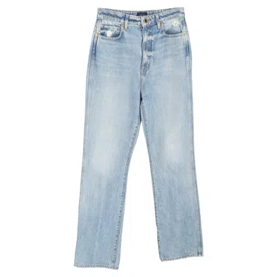 Khaite Abigail Stretch Jeans In Light Blue Denim