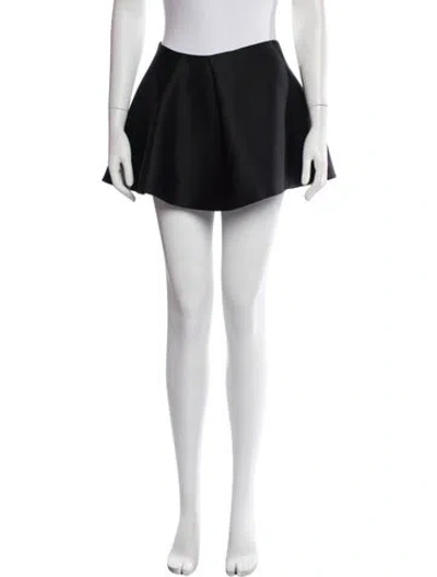 Pre-owned Khaite Acetate Mini Skirt In Black