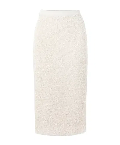 Khaite Adela Skirt In White