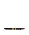 Khaite Adjustable Waist Belt In Black