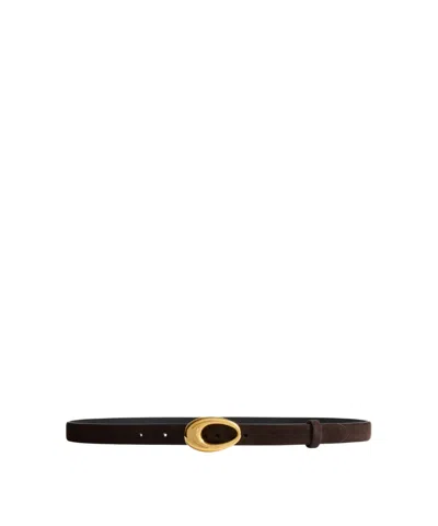 Khaite Adjustable Waist Belt In Black