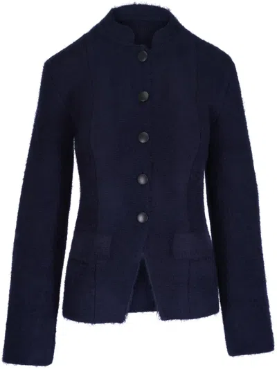 Khaite Aeson Jacket In Blue