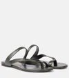 Khaite Aimee Leather Slides