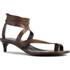Khaite 350mm Aimee Strappy Leather Heeled Sandals