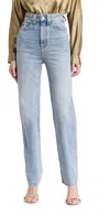 Khaite Albi Straight-cut Jeans In Bryce